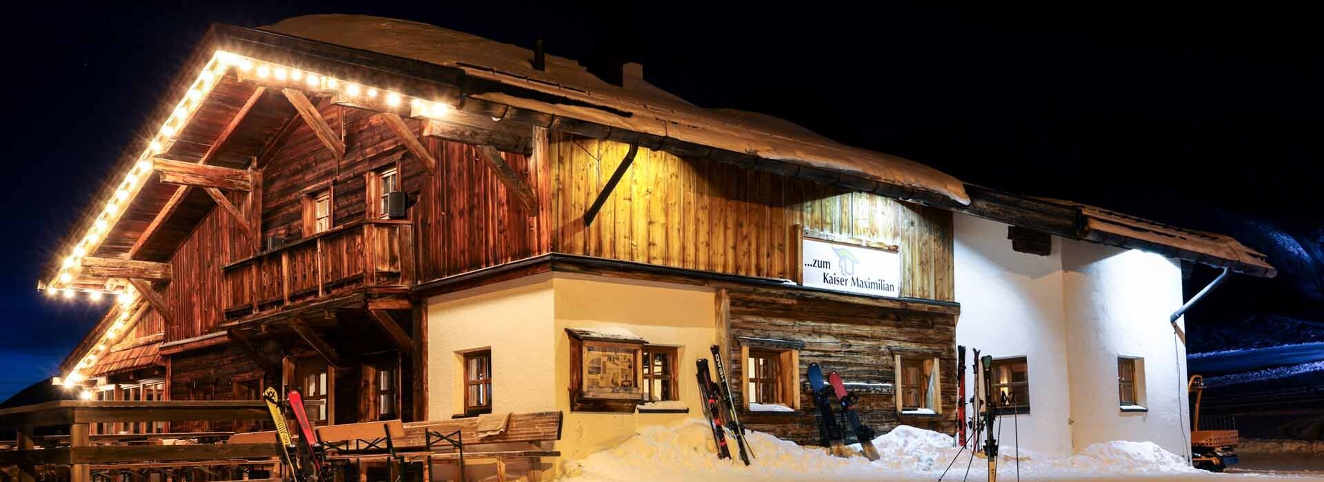 Kaiser Max Hütte im Winter